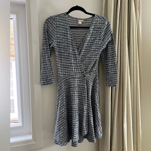 Winter wrap dress